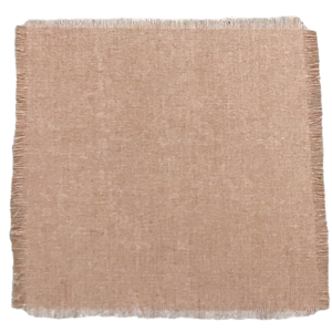 Leinentuch 20x20cm cremerosa