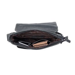 Umhängetasche in 3 Farben Buffalo -Leder mit einem Wickelventil und zwei Magnetverschlüssen - Crossbody -Tasche