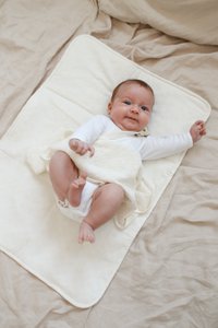 Embroidered travel changing mat/ travel baby mat - 2 colors