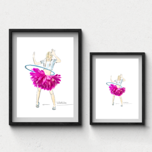 Hoelahoep Fitness - Kunstafdrukken