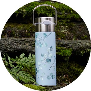 stainless steel bottle LEEZA® "Eucalyptus"