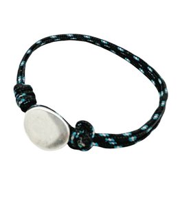 Fine marine paracord button bracelet