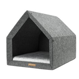 Pethome Perfekt hus til hund og kat - mørkegrå/genanvendt