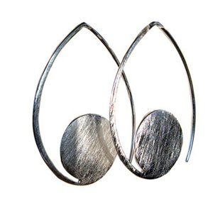 Silver earrings E 628
