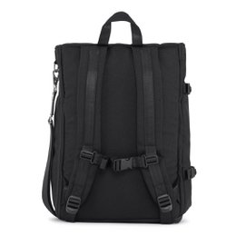 Black ♻️ Recycled Polyester Diaper Bag