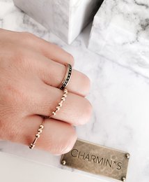 R1062 Classic Anxiety Fidget Ring 10 Bolde Guldfarvet
