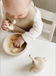 Silikone bestiksæt - Oyster Beige