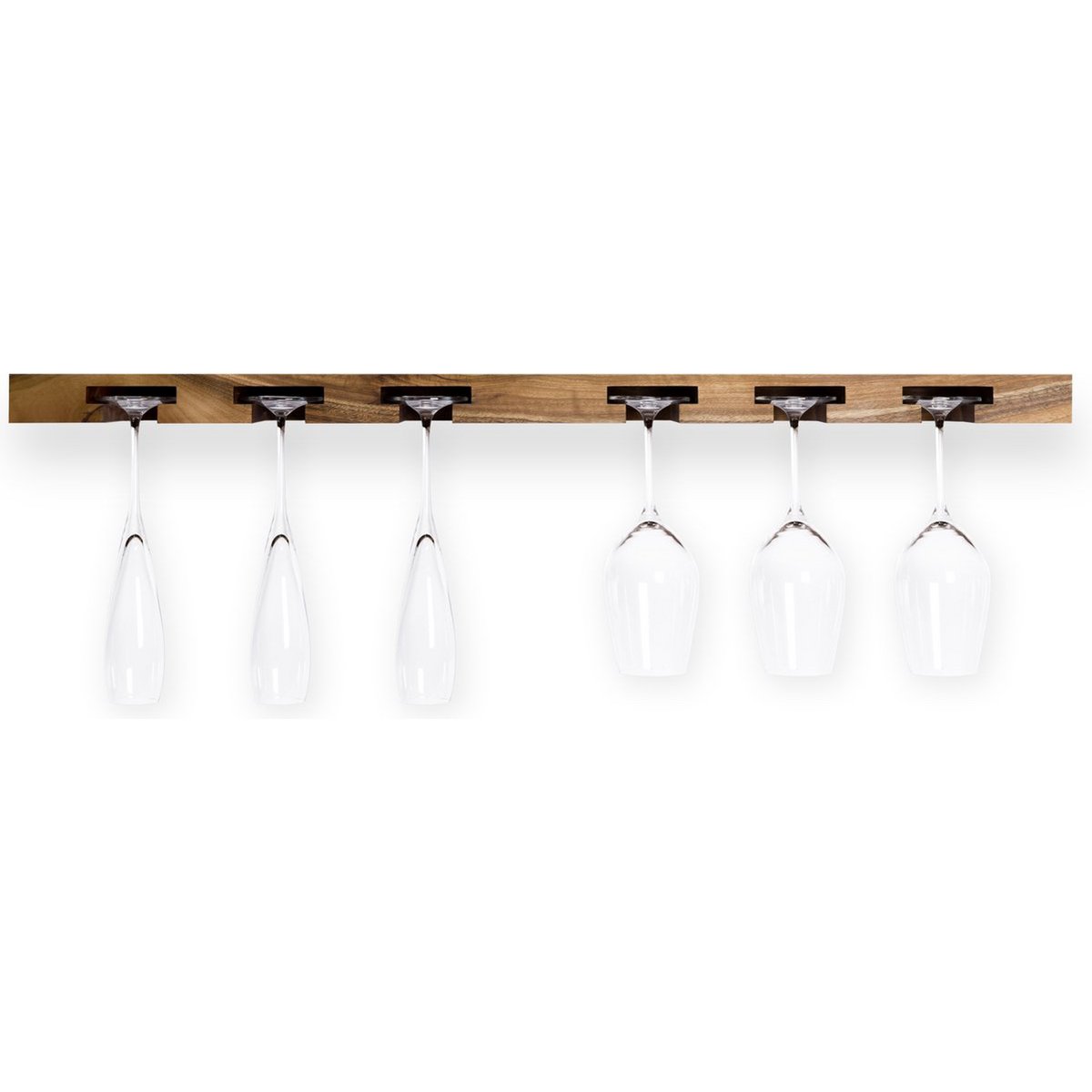 Support En Bois Pour Bouteille Et Verres à Pied