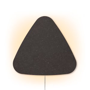 Interstellar wall lamp triangle - Wood