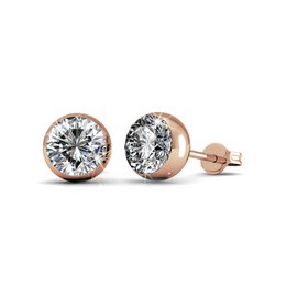 Maan- en geboortesteensets - Roségoud en kristal