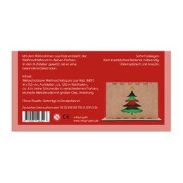 Weaving Christmas tree craft kit