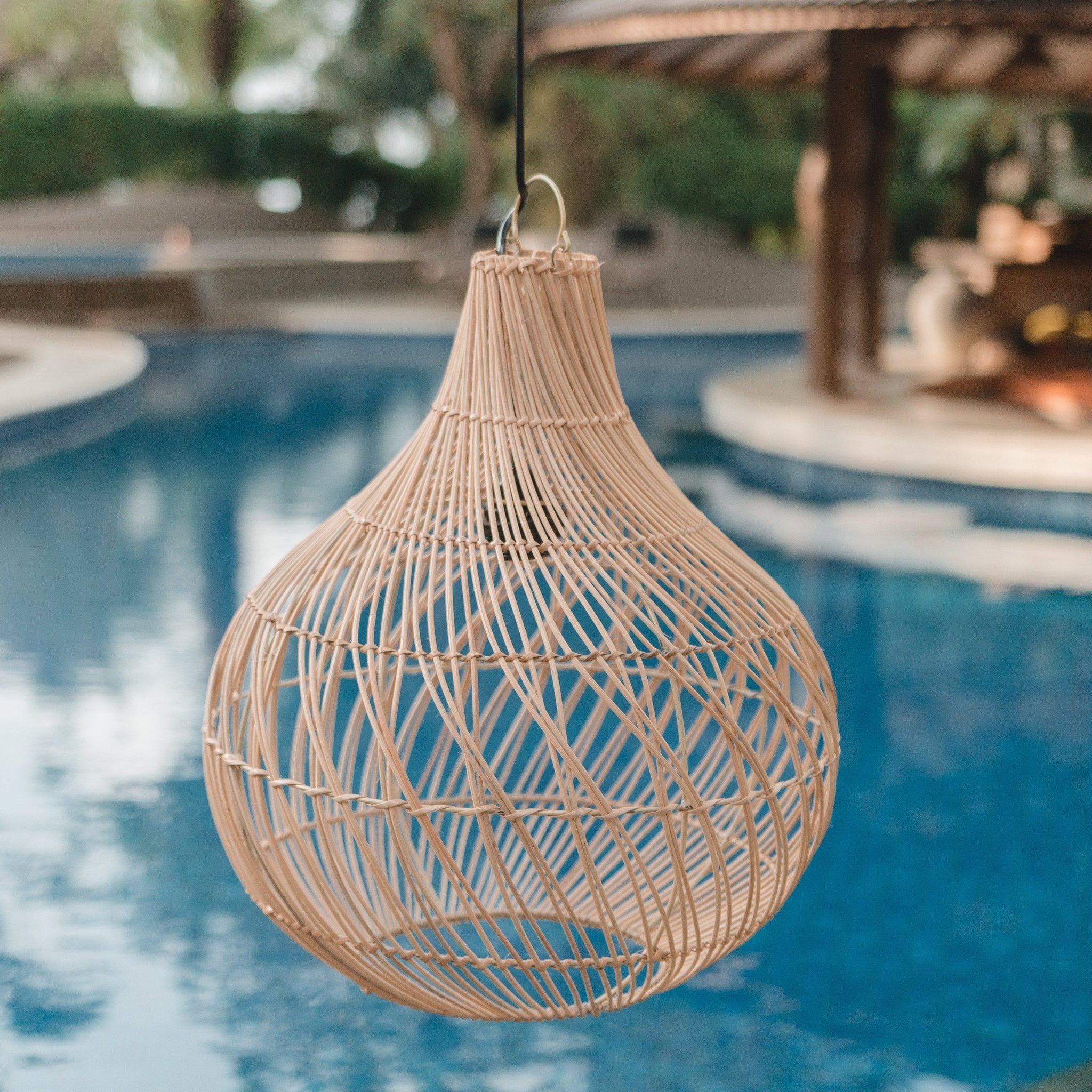 Boho Rieten Hanglamp 40cm voor Warme Sfeer van Soeji