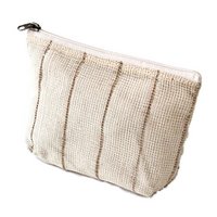 ANNA NERA Fairtrade Etui S - Make up tasje - Toilettasje - Toilettasje - Naturel S 300-023