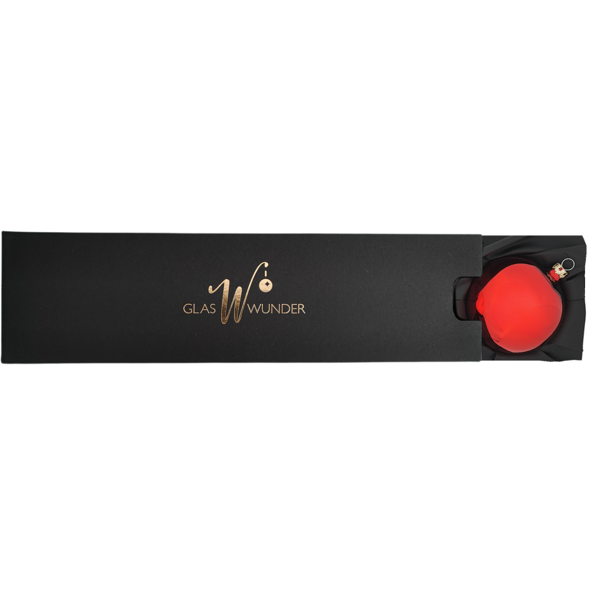 "holy christmas" - 8 cm Christmas balls red high gloss