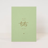 Postcard 'Oh so very proud of you'