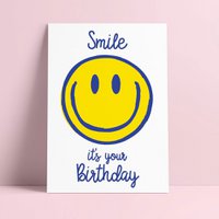 Riso print Smile it's your birthday
