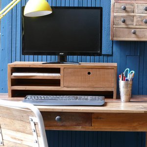 Table console for desk
