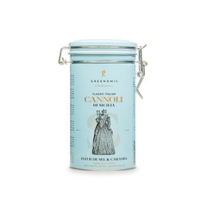 CANNOLI DI SICILIA FLEUR DE SEL & CARAMEL TIN