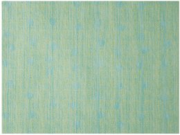 Rectangular placemat in jade green color, made of natural materials, suitable for dining table decor.