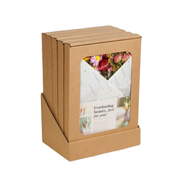 Geschenkdoos - Gedroogde Bloemen in Brievenbus - Multi