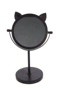Table mirror Cat black 19.5x13x30cm