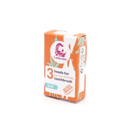 Nachfüllen von 3 weichen Zahnbürstenköpfen
