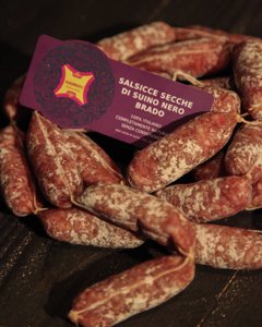 🇬🇧 Wild Umbrian black pig sausages – artisanal pork specialty