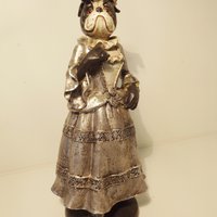 Dandy lady dog ​​polyresin