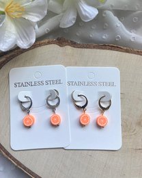 Clay Earrings Oranges 🍊