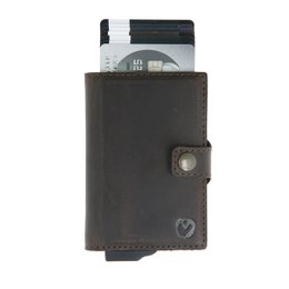 Card Case Plus Wallet Vintage Brown