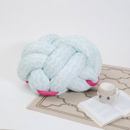 Knotty Knot Large Knot Cushion - Blue Ribon