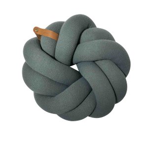 Knotenkissen Blossom, grey