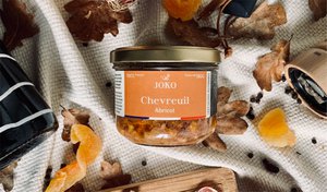 Venison terrine with apricot