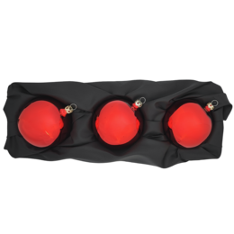 "holy christmas" - 8 cm Christmas balls red high gloss