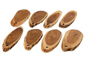 Serving board tree disc 4- or 8-part chopping board wood serving tray decorative acacia solid