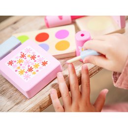 Houten Make-up Speelgoed Set