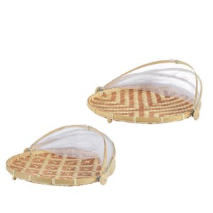 Food cover Bamboo FSC Ø35X22CM