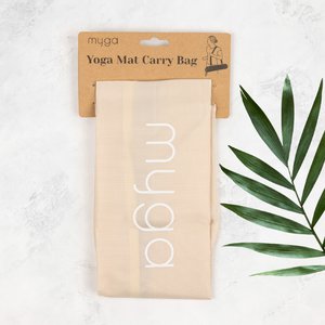 Beige Yoga Mat Bag