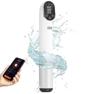 LEBENLANG 1200W Sous Vide Stick - Mit App-Steuerung I Edelstahl Su Vide Garen mit Timer für Fleisch Fisch Gemüse| Souvidestab Souse Garer | Susvide Sovit Souvidgarer Sou Vid Souc Vide Stab Stick