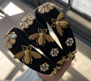 Bee Headband Golden details