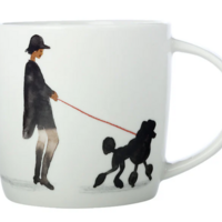 M&W FURRY FRIENDS Mug 400ml, Fashion Poodle, giftbox