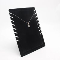 Jewelry stand for 8 necklaces black