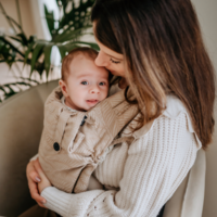 Baby carrier Baby Click & Go + - Palm Taupe