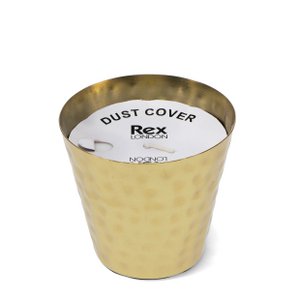 Duftkerze – Goldfarbenes, gehämmertes Metall