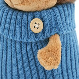 Soft toy, Prickle the Hedgehog in white/blue hat (18cm)
