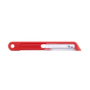 Peeler SHARPLE, including sharpener, red
