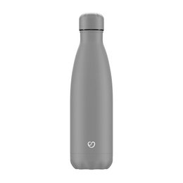 Slokky Mono Grey Bottle & Lid - 500ml