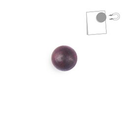 Petite boule magnétique en bois - couleur
