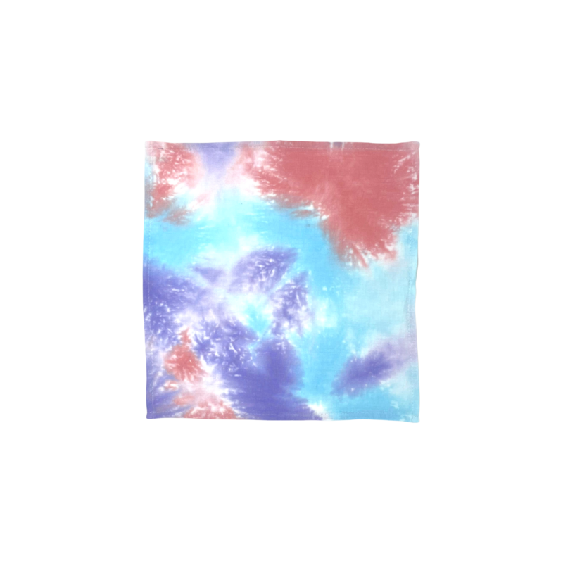 Servilleta Tie and Dye morada y azul - Ciruela - Juego de 2