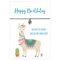 HANDLETTERING - Happy Birthday Alpaka